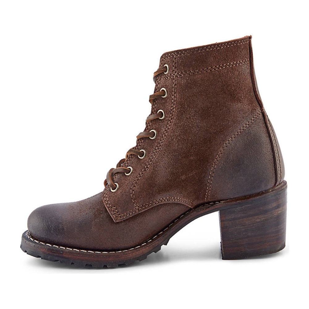 Frye Sabrina 6G lace up combat boots -NWOB